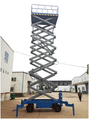 浙江寧波崔經(jīng)理采購的移動(dòng)剪叉升降機