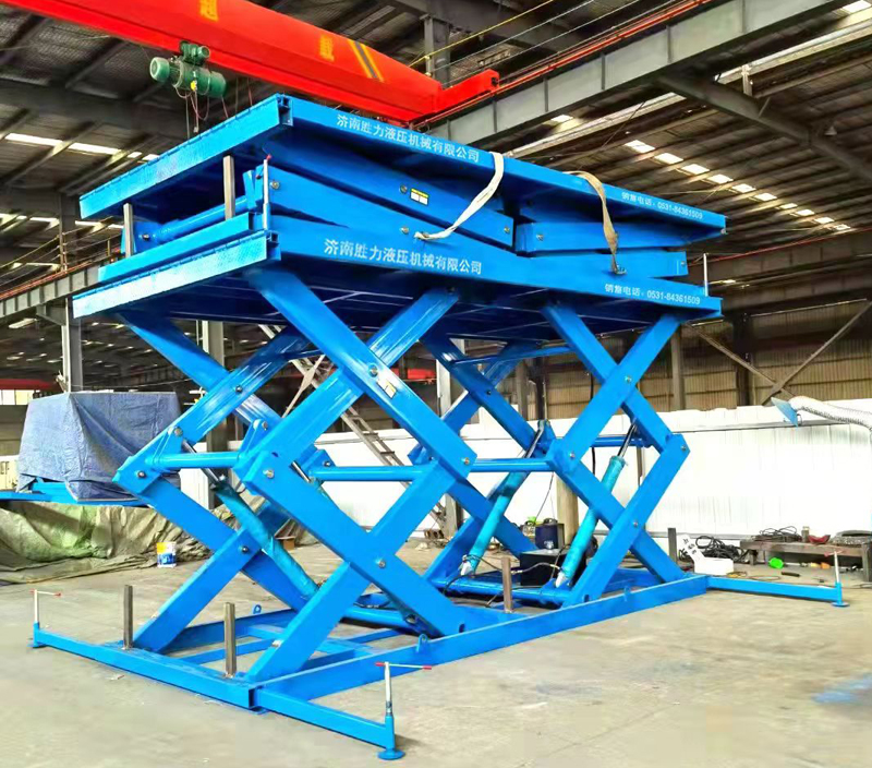 2臺固定剪叉式升降平臺調試完畢！